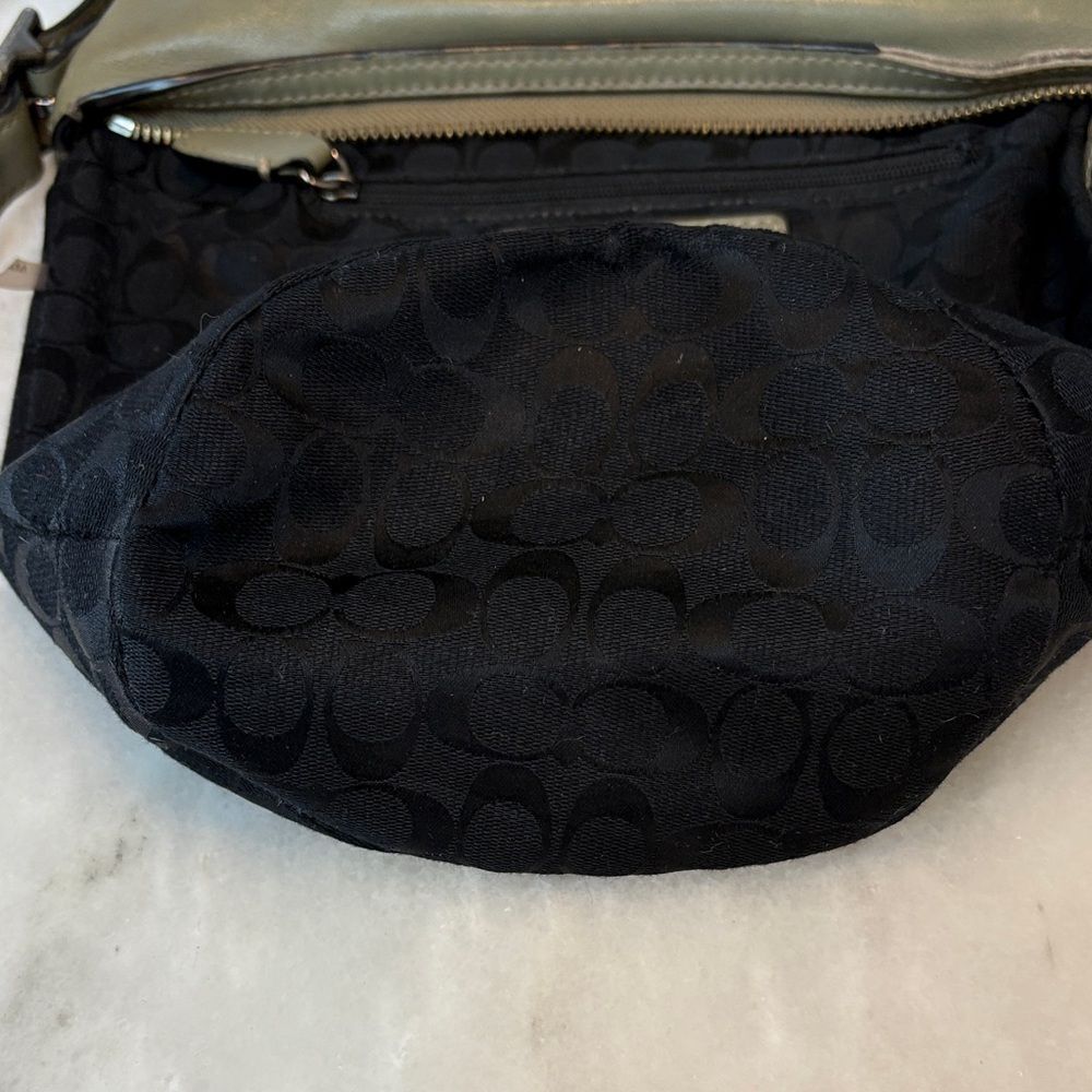 Coach Bag Purse Handbag Leather Bleecker Grommets Mini Duffel Bag Pocketbook - Picture 15 of 17